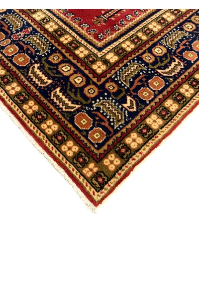 El Dokuma Sıfır Bünyan Halısı Seccade 90x135 Kiremit Yün Namazlık