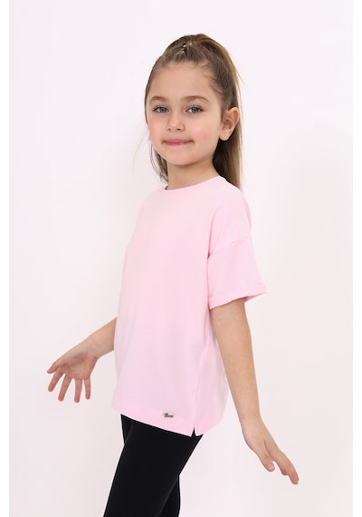 Toontoy Kids Toontoy Kız Çocuk Tişört Açık Pembe