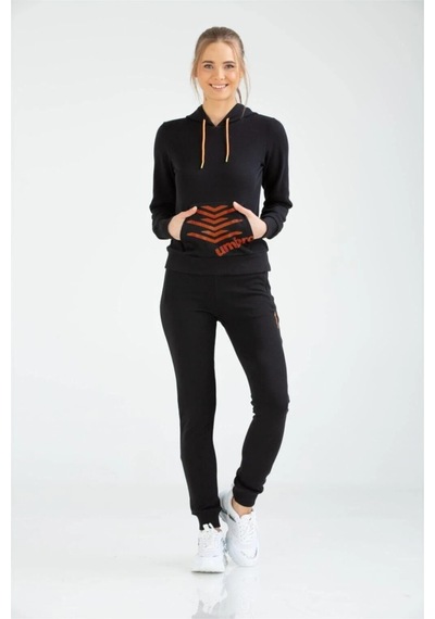 Umbro Kadın Eşofman Takımı Va-0008 Saun Track Suit Siyah