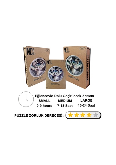 Ncpuzzles Geyik Deer - 49 Cm X 49 Cm Yapboz