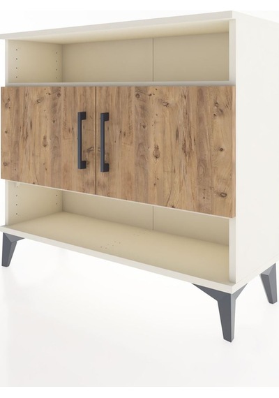 Arges Şifonyer 3 Raflı 2 Kapaklı 88x30x80 Aytaşı-çam Aytaşı