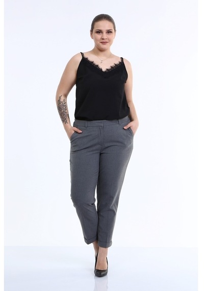 Cep Detaylı Slim Fit Klasik Pantolon (501591782)
