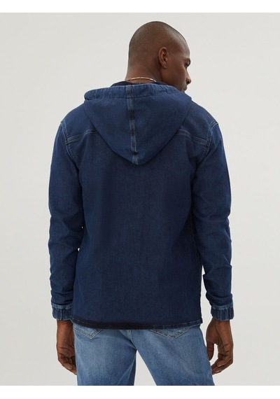 LOFT Regular Fit Erkek Gömlek U.kol Lf2029479 Q1.v1 Denim LOFT Regular Fit Erkek Gömlek U.kol Lf2029479 Q1.v1 Denim