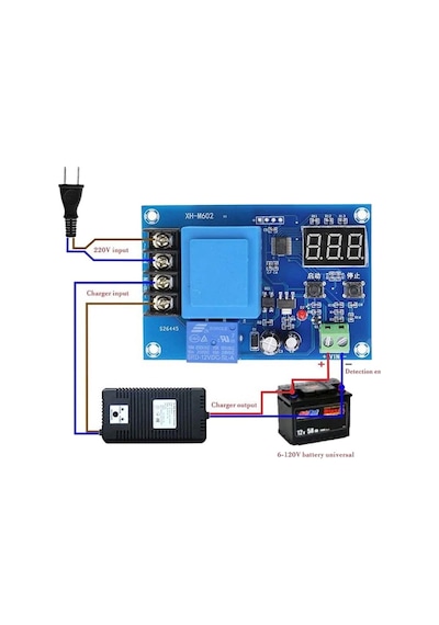 HCW-M633 3,7-120V Lityum Pil - Akü Şarj Kontrol Devresi