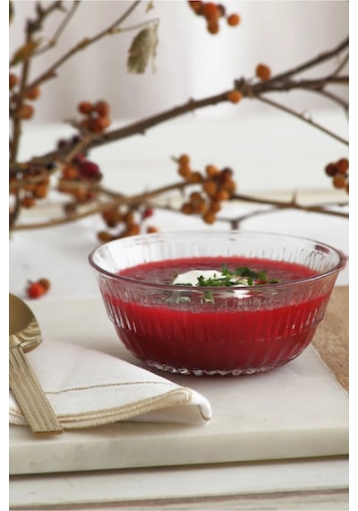 Lav Alinda Cam Çorba Kasesi 6'lı Küçük Boy 345 ml (Salata/Tatlı/Kahvaltı/Çerez Kasesi)