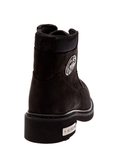 Harley Davidson Jim Black Nubuk Kadın Bot Siyah
