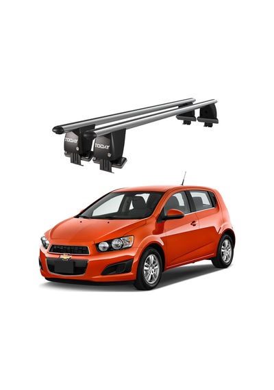 Chevrolet Aveo / Sonic T300 Hatchback 2012-2016 Oluksuz Kilitli Ara Atkı Port Bagaj Tavan Barı