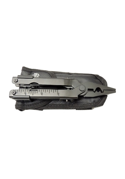 Columbia Kamp Np 1020 A Siyah Imha Pensesi 17cm - Çok Amaçlı, Metal Gövde (multitool), Kılıflı Siyah