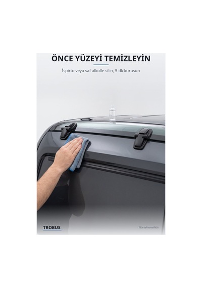Opel Combo E 2019 Ve Sonrası Uyumlu Krom Bagaj Camı Menteşe Kapağı 2 Parça Paslanmaz Çelik