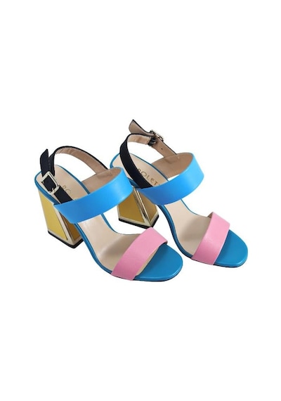 Poletto Hakiki Deri /tekstil Pembe-sıyah-sarı Sandalet Topuklu 6564 161 V1-2334 Pembe-sıyah-sarı Pembe - Siyah - Sarı Poletto Hakiki Deri /tekstil Pembe-sıyah-sarı Sandalet Topuklu 6564 161 V1-2334 Pembe-sıyah-sarı Pembe - Siyah - Sarı