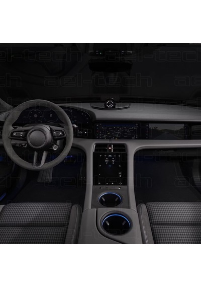 Porsche Taycan Uyumlu Dijital Gösterge,navigasyon Ve Klima 9h Nano Ekran Koruyucu 5li Set