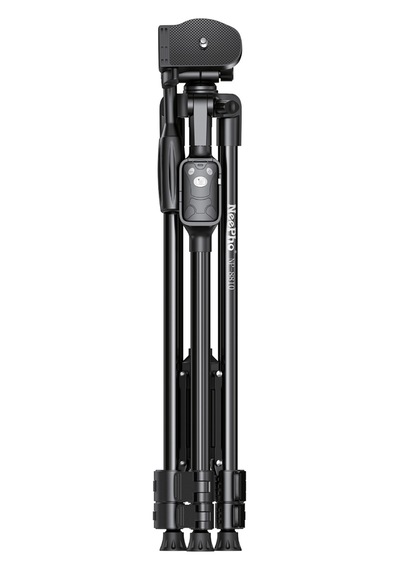 Blic Np-8810 Bluetooth Kumandalı 1.5 Metre Profesyonel Tripod - Telefon Ve Kamera Uyumlu Siyah