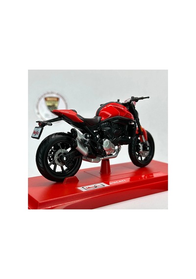 Ducati Monster Maket Motor - 1:18 Maisto Diecast Kırmızı
