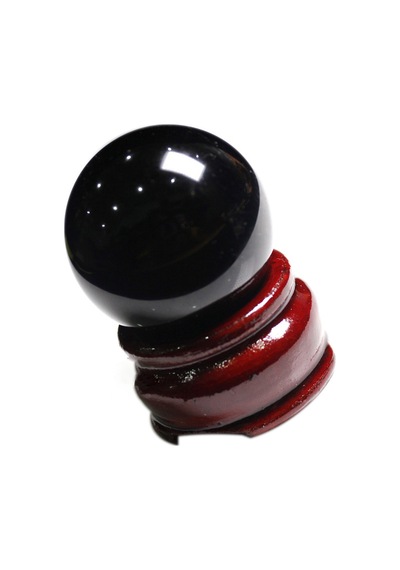 Zarif Doğal Obsidiyen Kristal Top, 3 Cm Çapında Cilalı Küre - Sevdikler Ve Arkadaşlar İçin Mükemmel Bir Hediye