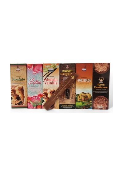 Sandalo, Lotus, Sandalo Vanillia, Bharath, Pure House, Myrrh Hediyeli 6x20 Tütsü