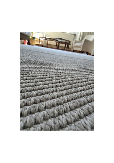 Badelya Home Lara 04 Gri Sisal İskandinav Extra Yumuşak Özel Kesim Kolay Temizlenen Salon Koridor Halısı 04-gri