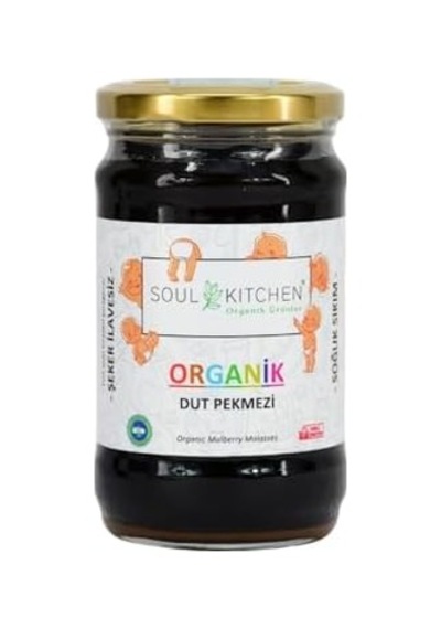 Organik Dut Pekmezi 380gr Soğuk Sıkım Şeker İlavesiz