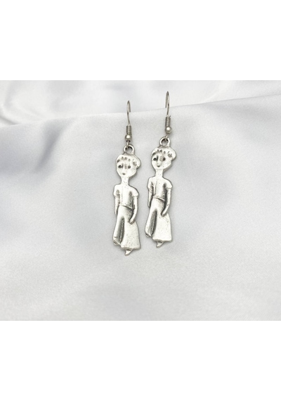 Little Prince Karakter Küçük Prens Silver Küpe Çok Renkli
