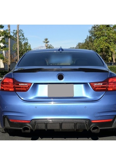 Bmw F32 M4 Yarasa Spoiler, Piano Black Boyalı, 420 2 Kapı Spoyler
