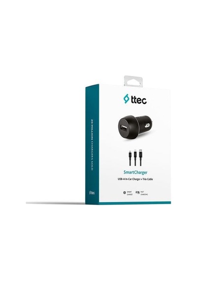 Ttec 2cks20ts Smartcharger 2.1a Araç Şarj Aleti + Trio Kablo