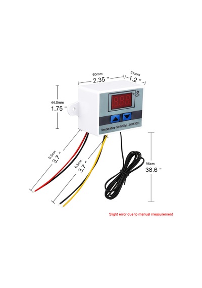 Dijital Sıcaklık Kontrol Termostatı 12v