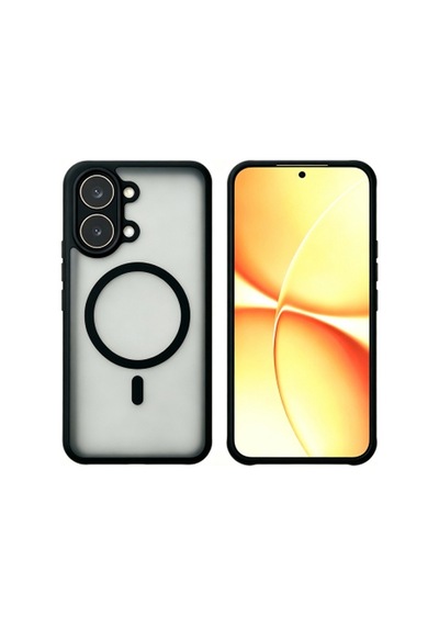 Xiaomi Poco X8 Pro Max Kılıf M-safe Şarj Özellikli Kamera Korumalı Zore Lunex Kapak Xiaomi Poco X8 Pro Max Zore - Siyah