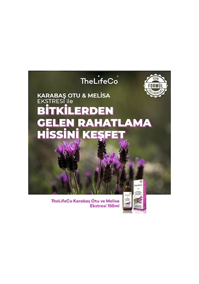 TheLifeCo Karabaş Otu & Melisa Ekstraktı 150 ML