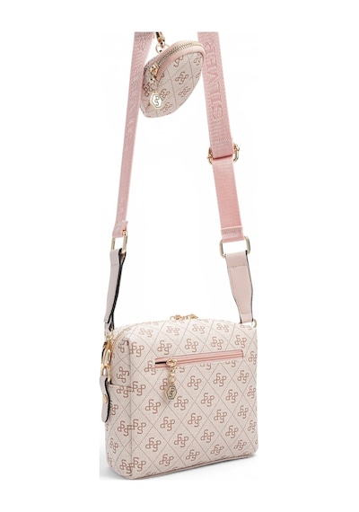 Silver & Polo Silver Polo Kadın Çapraz Çanta 1038 Pembe-pudra