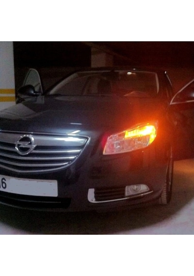 Opel Insıgnıa Uyumlu Turuncu Gündüz Farı Ampulü T20 W21/5w
