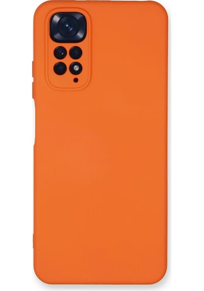 Uryport Xiaomi Redmi Note 11 Kılıf Nano İçi Kadife Silikon - Turuncu