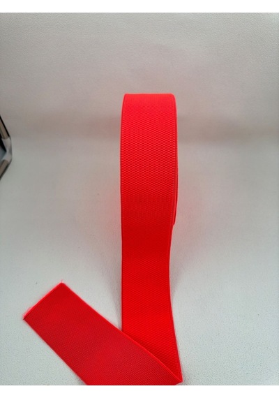 Paşateks 5.5 Cm Petekli Lastik-5 Metre-koyu Turuncu