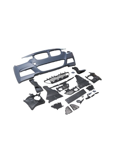 Bmw 3 Serı F30 12/18 Ön Tampon Komple Izgaralı/plaka Plastikli F.yık.lı Mtech/lcı