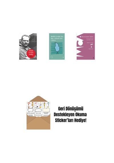 Melih Cevdet Anday - Bütün Şiirleri + Everest Açıkhava 3 - Mikado Nun Çöpleri + Suçumuz Edebiyat + Okuma Sticker'ları