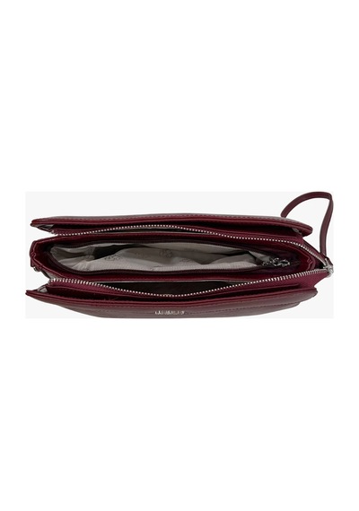 Sosela 67-6012 Kadın Parlak Bordo Portföy Çanta P.bordo