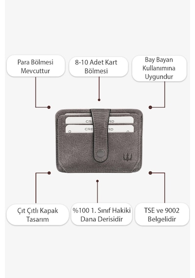 Getto Deri Vento Hakiki Deri Çıt Çıtlı Kişiye Özel İsim Baskılı Cüzdan Piton Yeşil