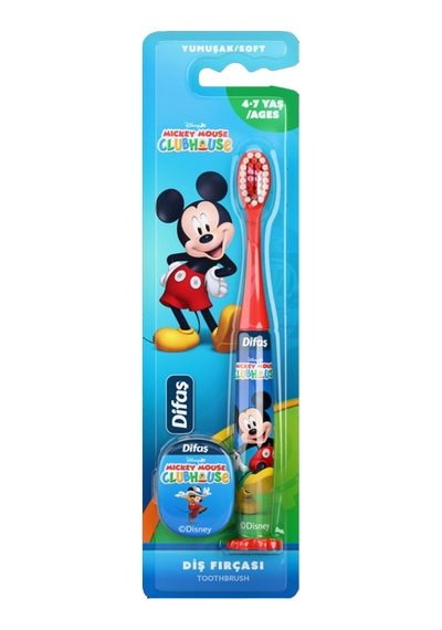 Difaş Mickey Mouse Diş Fırçası 4-7 Yaş - 8 Adet Tarı