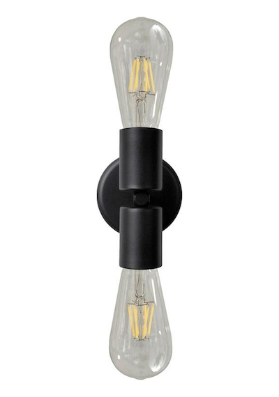 Riolight Retro Ikili Metal Duvar Aplik (549747573) Siyah