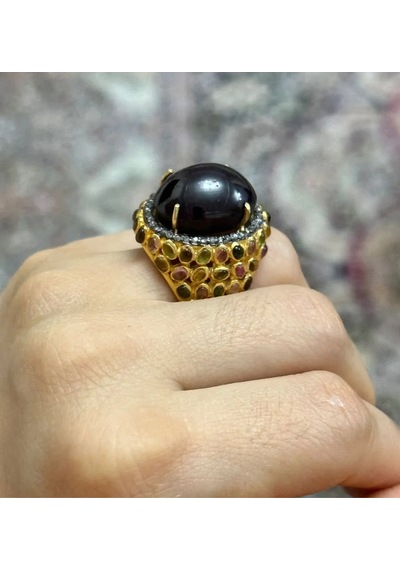 Star Ruby Elmas Yüzük 084