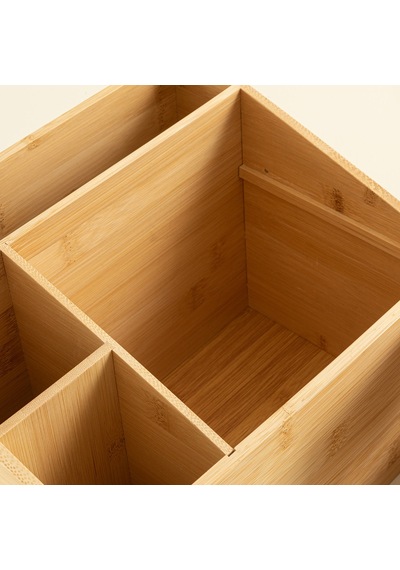 Ravva Bambu Servis Organizer 28x22 Cm Natural