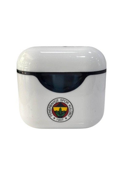 Fenerbahçe Orjinal Lisanslı Beyaz Air Kalemtraş Ahşap Kutulu 6'lı Kırtasiye Seti Sarı-lacıvert