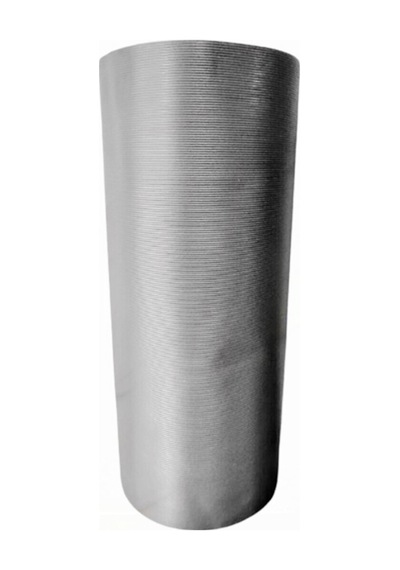 Almıtal 48 Cm X 1 M Açık Gri Çizgi Desenli Suni Deri. Çekmece Gri