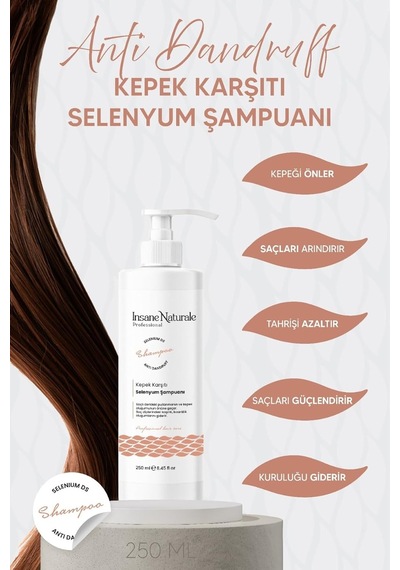 Kepek Karşıtı Selenyum Şampuanı 250 Ml