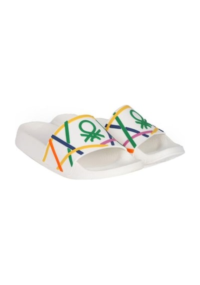 United Colors Of Benetton Benetton Bn-1438 Anatomik Taban Kadın Terlik Beyaz 36-40 Beyaz