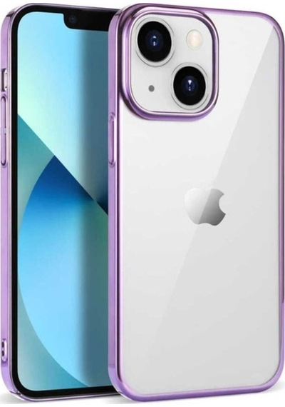 Apple Uyumlu iPhone 14 Plus Kılıf Zore Pixel Kapak Açık Mor