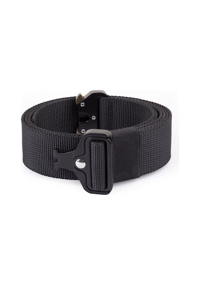 Outdoor Taktik Kemer Dayanıklı Polyester Sık Dokuma Çelik Tokalı Tktk-kmr02 Siyah