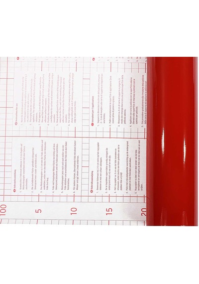D-c-fix 176-0161 Düz Parlak Kırmızı Kendinden Yapışkanlı Folyo 45 Cm X 1 Mt