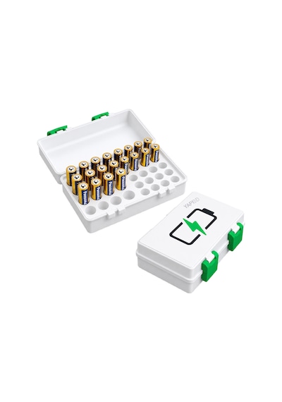 Yapı3d Aa Aaa Pil Saklama Kutusu Organizer Çoklu Pil Düzenleyici Taşıma Muhafaza Kutusu Bölmeli Aa Aaa Pil Kutusu
