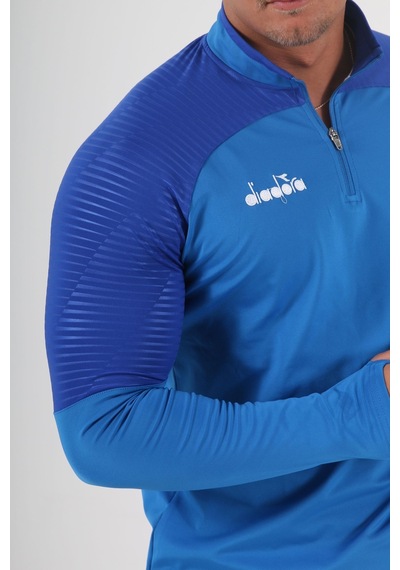 Diadora Premium Antrenman Eşofmanı Tek Üst Sax Saks Mavi