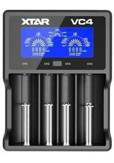 Xtar Vc4 Lcd Ekranlı Pil Şarj Aleti 4'lü 18650 26650 Li-ion Ni-mh Akıllı Şarj Cihazı