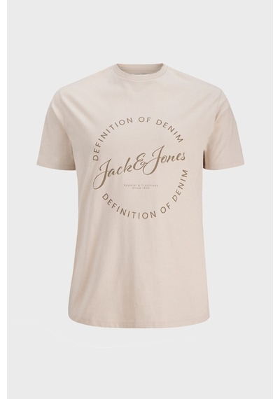 Jack & Jones Erkek T Shirt 12288377 Bej Bej